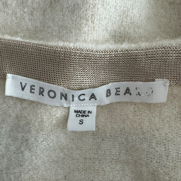Veronica Beard - Miley Colorblock Metallic Pullover Sweater in Ivory Multi Sz S - Picture 7 of 9